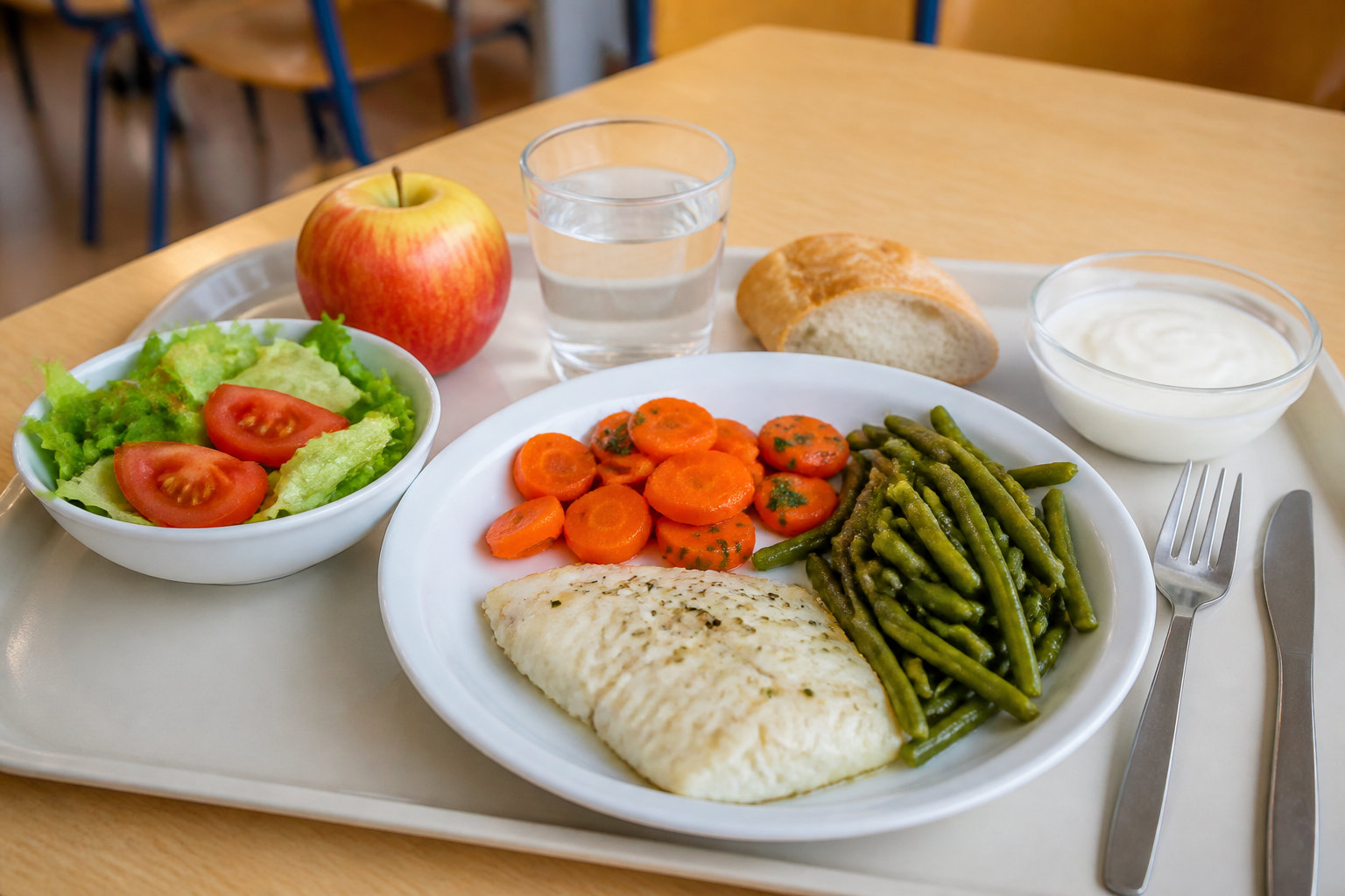 Cantine, tablettes et aides : le quotidien des collégiens